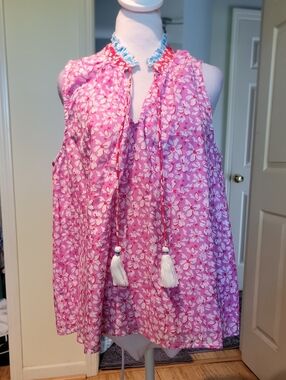 Roller Rabbit Pink Floral Top